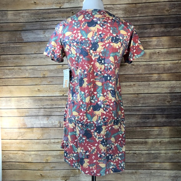 Lularoe Brushed Pastel Floral Classic Tee - Picture 2 of 7